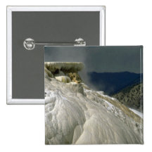 Travertinterrassen, Yellowstone Nationalpark, Ca Buttons