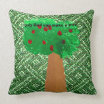 Tree Art by Child kissen