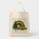 Tree Hugger Reusable Shopping Tote Bags