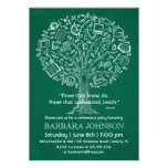Tree of Knowledge Teacher Retirement Invitation einladungen