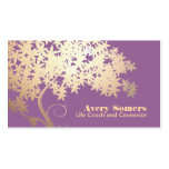 Tree of Life Health and Wellness Purple Business Card