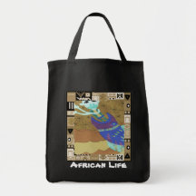 Treffen Sie den Geist - Aftrican Kunst Taschen