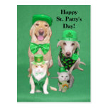 Treffen St. Pattys Tages Postkarte