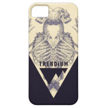 Trendium Vintages symmetrisches Skeleton Dreieck iPhone 5 Schutzhülle