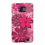 Trendy retro Blumen und Wirbel Samsung Galaxy S2 Case