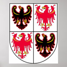 Trentino Südtirol, Italien Plakat