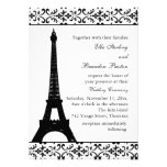 Tres Paris Hochzeits-Einladung (white)