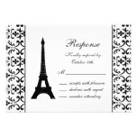 Tres Paris UAWG (weiß) Individuelle Einladungskarte