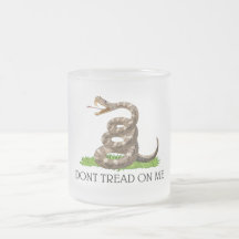 Treten Sie nicht auf mir amerikanische Revolutions Kaffeetasse