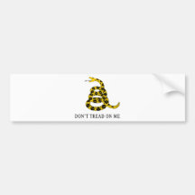 Treten Sie nicht auf mir Auto Sticker