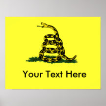 Treten Sie nicht auf mir cusatomizable Poster