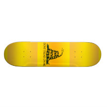 Treten Sie nicht auf mir Fahne Personalisiertes Skateboard