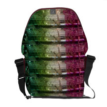Tri Farbkristallkunst-Rickshaw-Bote-Tasche Kuriertasche