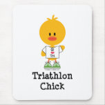 Triathlon-Küken Mousepad