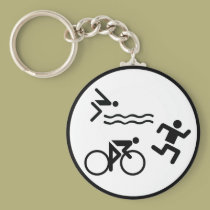 Triathlonkreisikone schlüsselanhänger