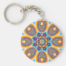 Tribal Jewel Keychains