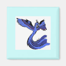 Tribal_Phoenix Kühlschrankmagnet