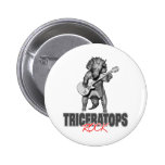Triceratops-Felsen Buttons