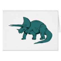Triceratops Grußkarten