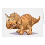 Triceratops Grußkarten
