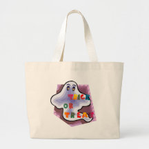 Trick-oder Leckerei-Halloween-Leinwand-Taschen-Tas