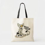 Trick-oder Leckerei-Mama-Katze - Halloween-Tasche
