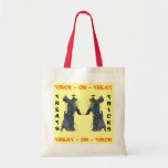 TRICK-ODER LECKEREI-VOGELSCHEUCHE-HALLOWEEN-TASCHE