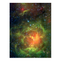 Trifid Nebelfleck Postkarte