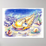 Trilobite im Meer Plakatdrucke