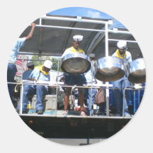 Trinidad-Karneval Runder Sticker