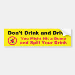 Trinken Sie nicht und fahren Sie Auto Sticker
