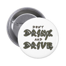 Trinken Sie nicht und fahren Sie Knopf Button