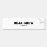 Trinkendes T-Stück - "Deja Gebräu " Autosticker