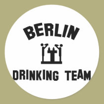 trinkendes Team Berlins aufkleber