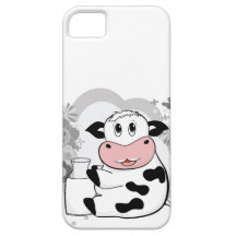 Trinkmilch der Kuh iPhone 5 Etuis