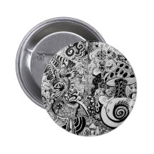 Trippy Kunst-Entwurf Anstecknadelbuttons