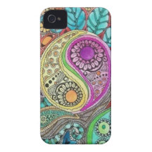 Trippy Yin Yang iPhone 4 Fall Case-Mate iPhone 4 Hüllen