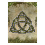 Triquetra natürlich grußkarte