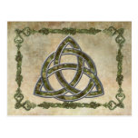 Triquetra natürlich postkarte