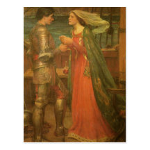 Tristan und Isolde durch John William Waterhouse Postkarten