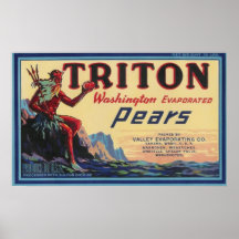 Triton-Birnen Posterdrucke
