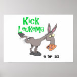 TRITT-Leukämiegrün Plakat