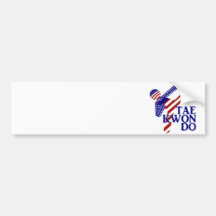 Tritt USA Taekwondo (2) Auto Sticker