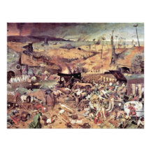 Triumph des Todes durch Bruegel D. Ä. Pieter Ankündigungskarten