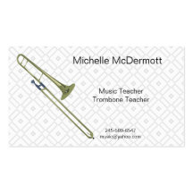 Trombone-Visitenkarte