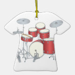 Trommel-Set Weihnachtsornament