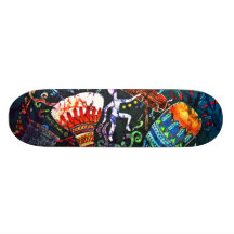 TROMMEL-SKATEBOARD INDIVIDUELLE DECKS