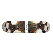 Trommel-Skateboard Personalisiertes Deck