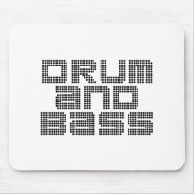 Trommel und Baß Mousepads