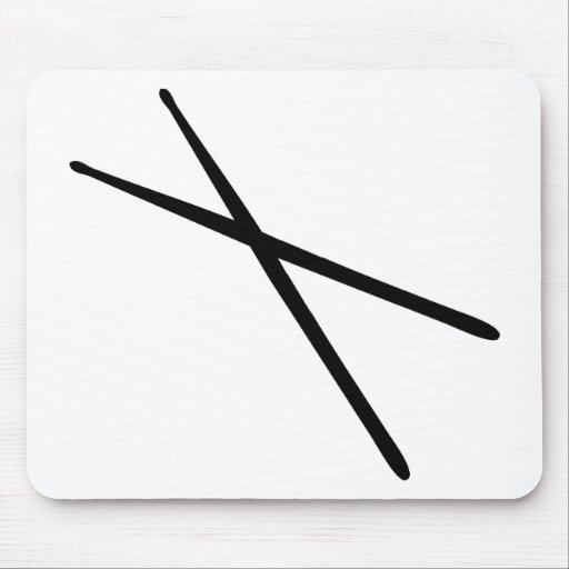 Trommelstockikone Mousepads
